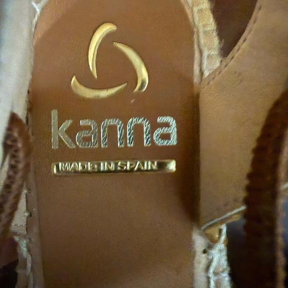 Kanna Floral Embroidered Suede Espadrille Slingback Sandals EU 37 Made in Spain - Picture 5 of 7